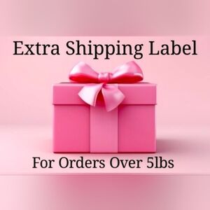 Extra Shipping Label For Bundles Over 5lbs